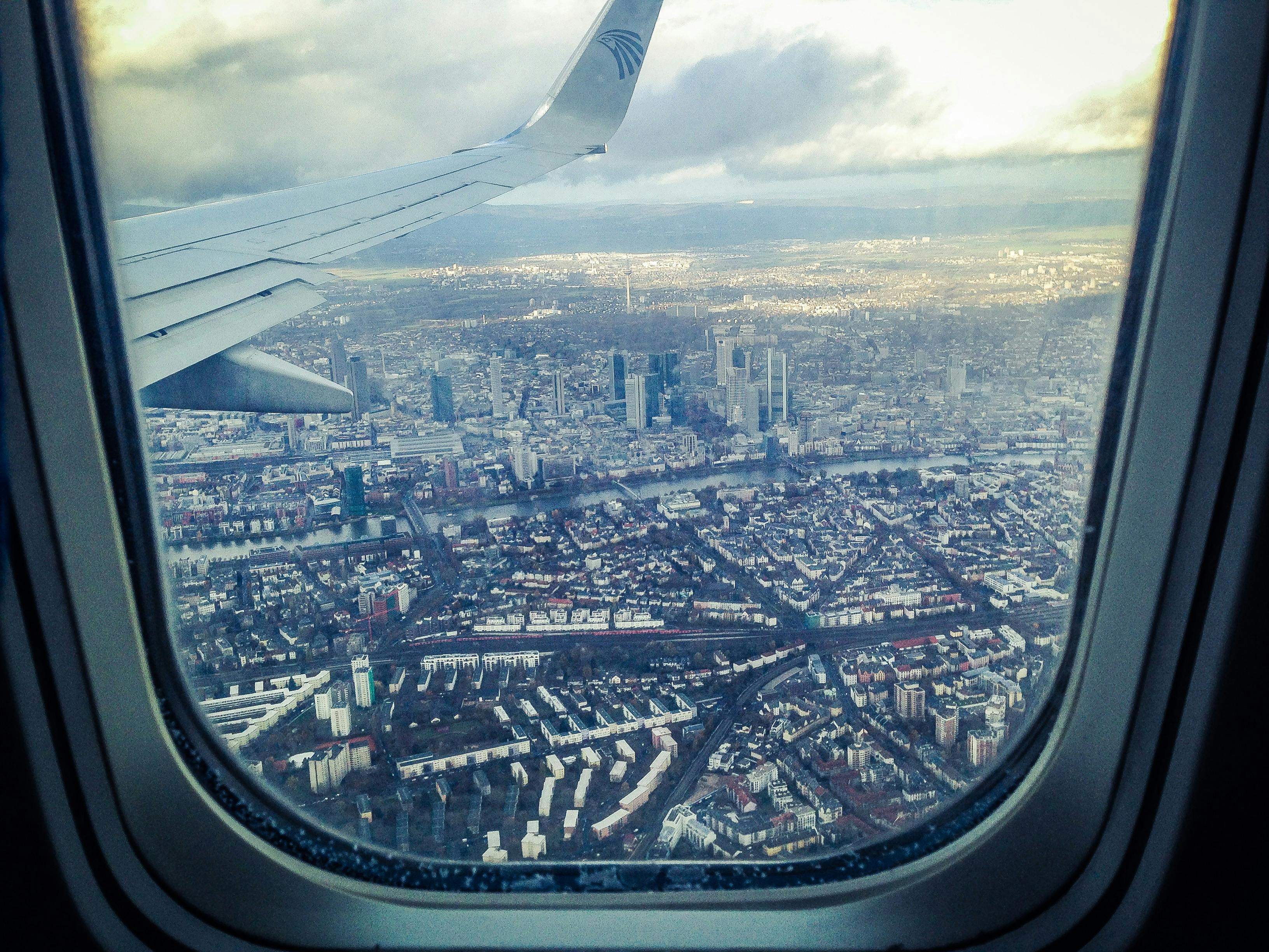 plane window